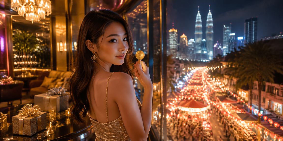 Suasana permainan kasino poker malam di Kuala Lumpur penuh ketegangan